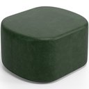 Ver imagem 7 de Kit 2 Puffs Decorativos Orgânico para Living Quarto 70cm Doha W01 Couríssimo Verde Musgo - Lyam Deco
