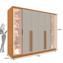 Ver imagem 3 de Conjunto Casal Guarda Roupa Portugal Reflecta e Cama Casal Queen Monaco