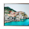 Quadro Decorativo em Vidro com Paisagem da Grecia - 80x120cm - 2