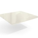 Ver imagem 1 de Tampo de Vidro/MDF Quadrado para Mesa de Jantar até 4 Lugares 105x105cm Branco/Off Withe
