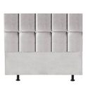 Ver imagem 1 de Cabeceira para Cama Box Casal 1,40 Cm Poliana:cinza Claro
