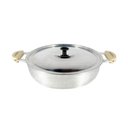 Ver imagem 2 de Frigideira Panela Alumínio Fundido Polida Alça Meia Lua 26cm