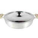 Ver imagem 1 de Frigideira Panela Alumínio Fundido Polida Alça Meia Lua 26cm