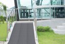 Ver imagem 3 de Piso Emborrachado Relevo Moeda 2mm 1,3x2,6m Passadeira Piso Cor:preto