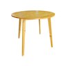 Mesa de Jantar 4 Lugares Redonda 100cm Madeira Cozinha Sala de Jantar - 2