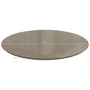 Ver imagem 2 de Tampo Redondo Mesa de Jantar com Vidro 105cm