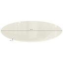 Ver imagem 2 de Tampo Redondo Mesa de Jantar com Vidro 105cm