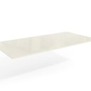 Ver imagem 1 de Tampo para Mesa de Jantar Retangular 180x90cm Vidro/MDF 30mm para 6 Lugares Off White Branco/Withe