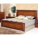 Ver imagem 1 de Cama Casal Madeira Maciça 1,60m - Dallas - Móveis Montanhês