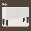 Ver imagem 7 de Cozinha Completa Compacta de Aço Branco Colors Bertolini