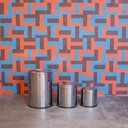 Ver imagem 6 de Lixeira Inox Basculante 5L MOR