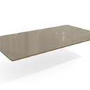 Ver imagem 1 de Tampo de Vidro/MDF para Mesa de Jantar até 6 Lugares 160x90cm Marrom/Freijo/Bronze
