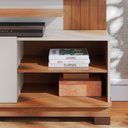 Ver mais imagens de Estante Home Tv 65 Pol 2 Portas 152 Cm Jurere Off White Matte Freijo Colibri