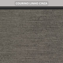 Ver imagem 3 de Base Cama Box Baú Casal Bipartido 138x188x42cm Courino Linho com Pistão a Gás