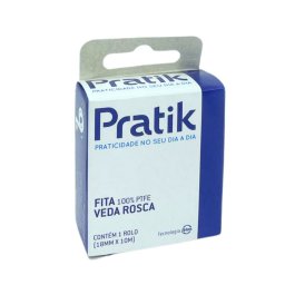 Kit 10 Fita Veda Rosca Pratik 18mm X 10m Ideal para Hidráulica em Geral - 4