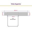 Ver imagem 4 de Guarda Roupa Dormitório Modulado Alpes Casal 1,38 m - Roupeiro Luciane M05:Cinammon