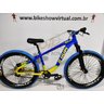 Bicicleta Hupi Naja Aro 26 - Single - Freio Shimano Hidráulico - Suspensão Gta Jumper 357 - Azul/ver - 1