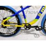 Bicicleta Hupi Naja Aro 26 - Single - Freio Shimano Hidráulico - Suspensão Gta Jumper 357 - Azul/ver - 7