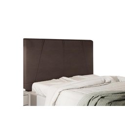 Cabeceira para Cama Box Gênova Solteiro 0,90cm Laminado Marrom - Fdecor - 1