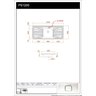 Pia Inox Fabrinox PS1200 120x52cm, cuba central e furo para torneira - 2