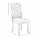 Ver imagem 3 de Conjunto 2 Cadeiras para Sala de Jantar Cad153