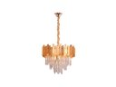 Ver imagem 1 de Lustre Cristal Gloriosa Taschibra 5xe14 para 5 Lâmpadas Tensão Maxima:250v Dourado