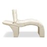 Maca Estética Luxo Reclinável em Capitonê Corino Bege Profissional Bz Home Decor - 3