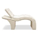 Ver imagem 2 de Maca Estética Luxo Reclinável em Capitonê Corino Bege Profissional Bz Home Decor