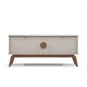Ver imagem 2 de Buffet Aparador Paris 4 Portas 168cm Off White/Nature
