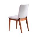 Ver imagem 2 de Cadeira de Jantar Estofada com Pés Madeira Multimóveis Cr50091 Off White