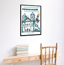 Ver imagem 2 de Quadro Decorativo Igreja do Bonfim Salvador - 70x50cm:moldura Preta