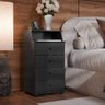 Mesa de Cabeceira Luxo Ii New Preto – Ej Móveis - 2