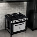 Ver imagem 1 de Fogão Semi-industrial 4 Queimadores com Forno 112