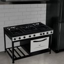 Ver imagem 1 de Fogão Semi-industrial 5 Queimadores com Forno 112