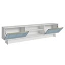 Ver imagem 6 de Rack para Tv até 80 Polegadas 218 Cm 2 Portas Branco/cinza Lux Madesa