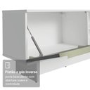 Ver mais imagens de Rack para Tv até 80 Polegadas 218 Cm 2 Portas Branco/cinza Lux Madesa