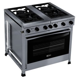 Fogão Semi-industrial 4 Queimadores com Forno 136 - 2