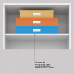 Armário Multiuso Sapateira 2 Portas Ouro - Branco - 6