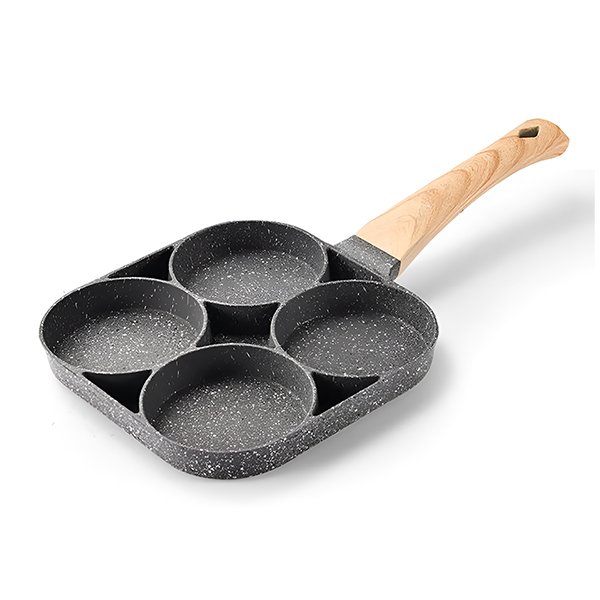 Frigideira Antiaderente com 4 Divisórias sem Uso de Óleo