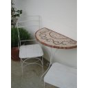 Ver imagem 1 de Mesa em Mosaico de Aparador Floral Rosone Fiorellini Veronesi I - Somente o Tampo 80cm