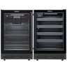 Conjunto Venax Cervejeira e Adega de Embutir Top Light In 100 L Preto Fosco Porta Invertida 110v - 1