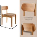 Ver imagem 2 de Sala de Jantar Mesa Ballare 135cm Tampo Laminado Redondo com 4 Cadeiras Star