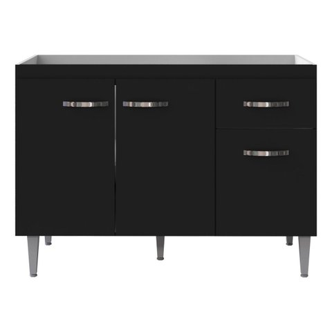 - Armário Gabinete Balcão Multiuso Gabriela S/tampo 120cm