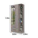 Ver imagem 4 de Guarda-roupa Solteiro 1 Espelho 2 Portas 2 Gavetas e Prateleiras Moju