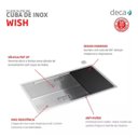 Ver imagem 5 de Cuba de Cozinha em Inox Deca Wish 74 780x440x201 - Cc.620.74.std.inx