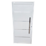 Porta de Alumínio Lambri Duplo 210x100 C/ Puxador Completa! - 1