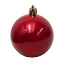 Ver imagem 2 de Bolinha de Natal Lisa Perolada C- 9 Peças 6cm- Vermelho- Chibrali Vermelho