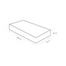 Colchão Solteiro Ortobom ISO Ortopillow D33 (78x188x28) -  - 2