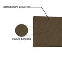 Ver imagem 3 de Painel de Cama 160cm Diamante Suede Caramelo - Lucadi Home