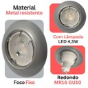 Ver imagem 5 de Spot Embutir Redondo - Elevador Côcavo + Lamp. LED Bivolt